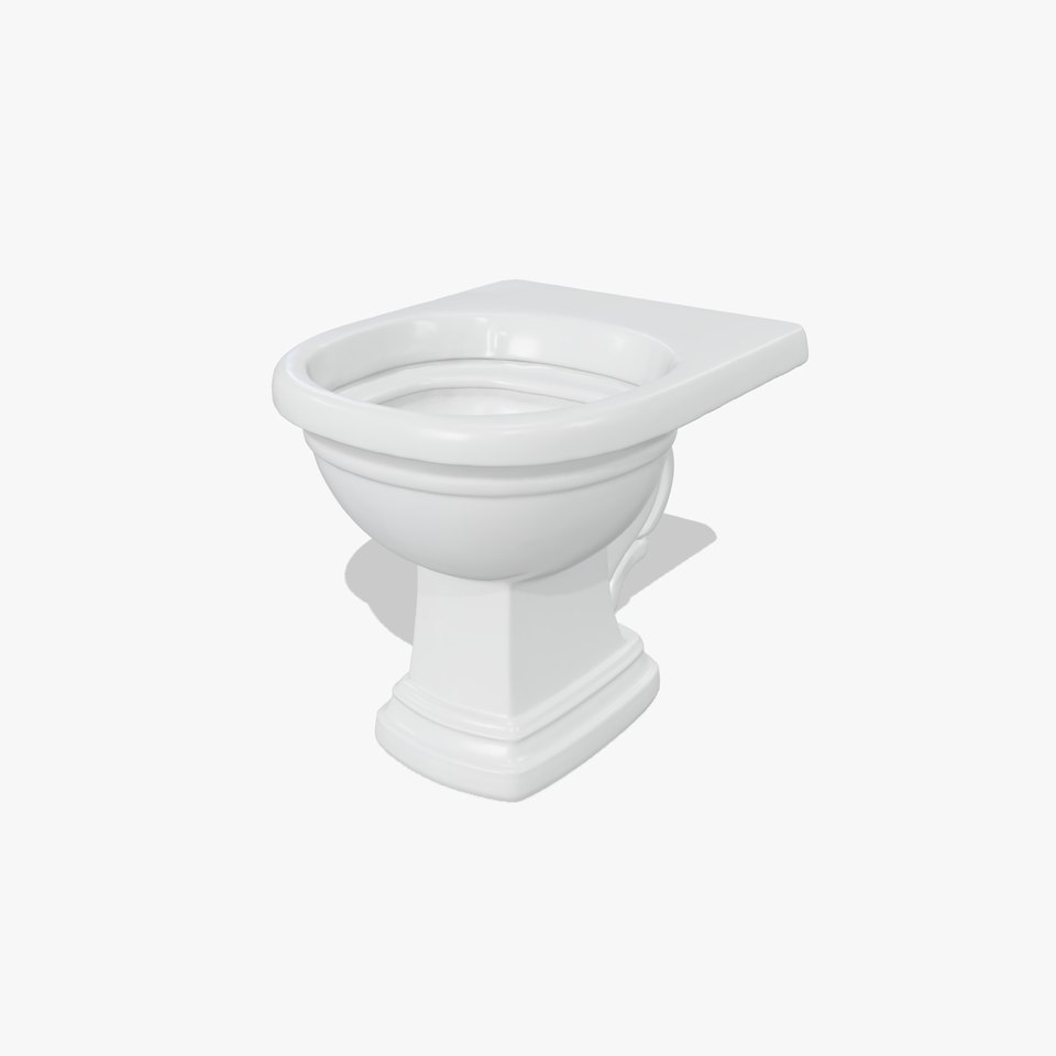 Classic White Toilet model pack